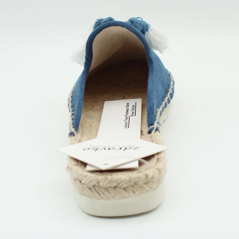 Туфли женские с бахромой лоферы без застежки повседневная обувь на плоской
