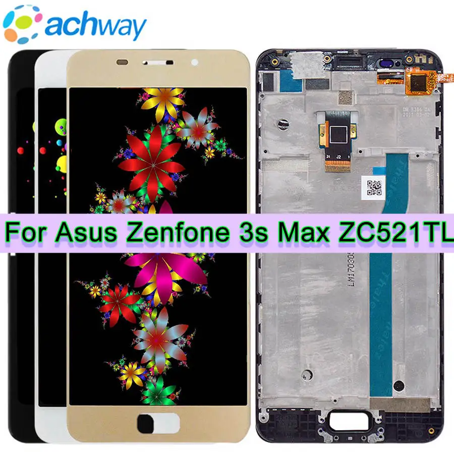 Протестированный Новый сенсорный ЖК-экран 5,2 дюйма для ASUS Zenfone 3S Max ZC521TL, замена дигитайзера для Asus ZC521TL, ЖК-экран X00GD, дисплей