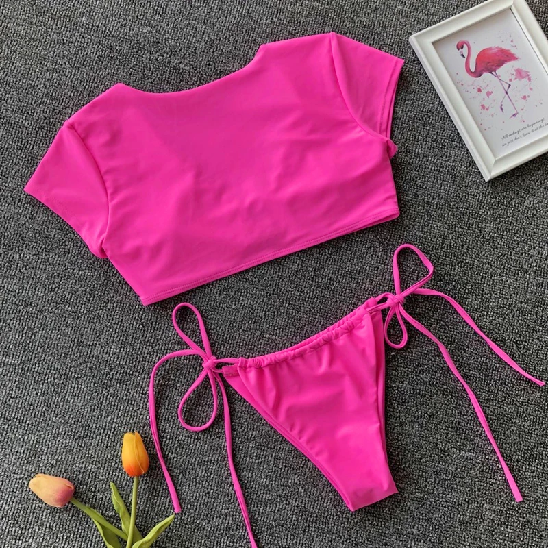 

Sexy Bikini Set Snakeskin Print Women Summer Beach Quick Dry Swimsuit Set Padded Wire Free Swimsuit Push Up Swimming Suit