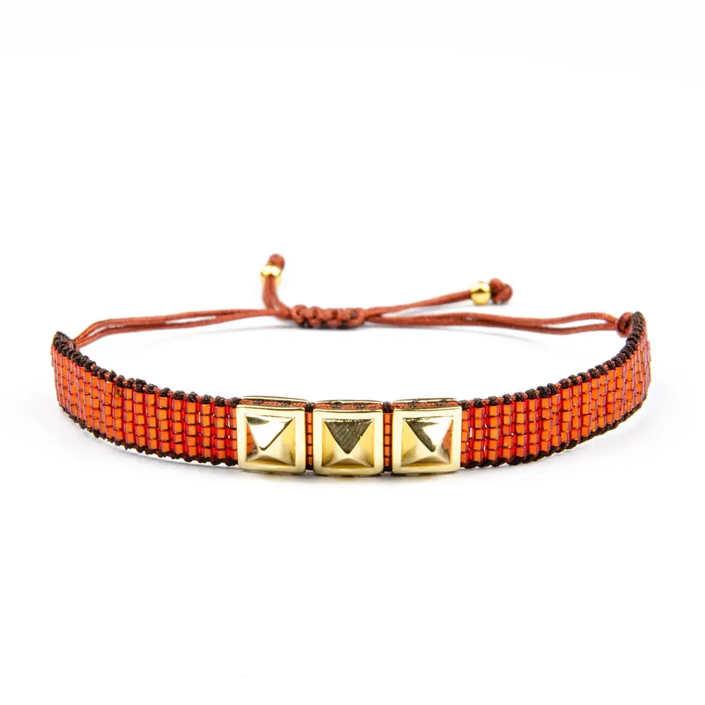 Go2boho Miyuki браслет, мужские браслеты, Женские Ювелирные изделия, мексиканские браслеты, женские браслеты, мода, ручной работы, тканые золотые браслеты, подарок друзьям