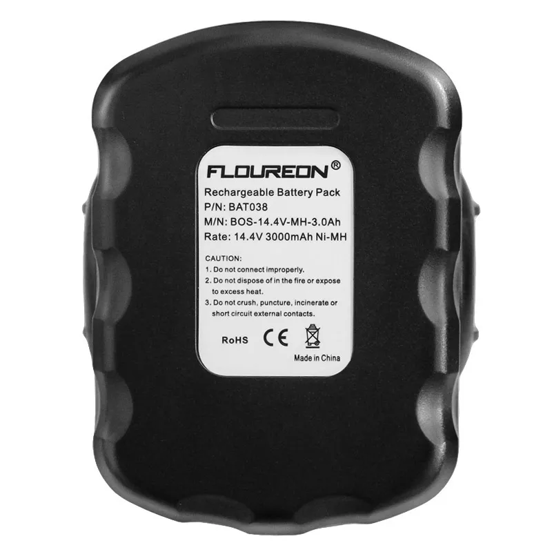 FLOUREON BAT038 14 4 В 3000 мА/ч запасные аккумуляторы для электроинструментов