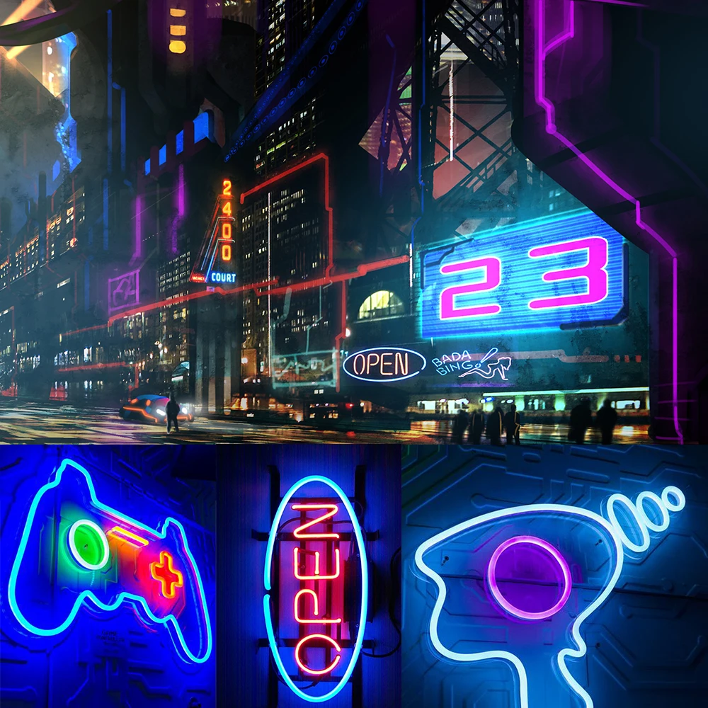 Неоновый светодиодный RGB светильник 12 В постоянного тока 2835 SMD круглая линия