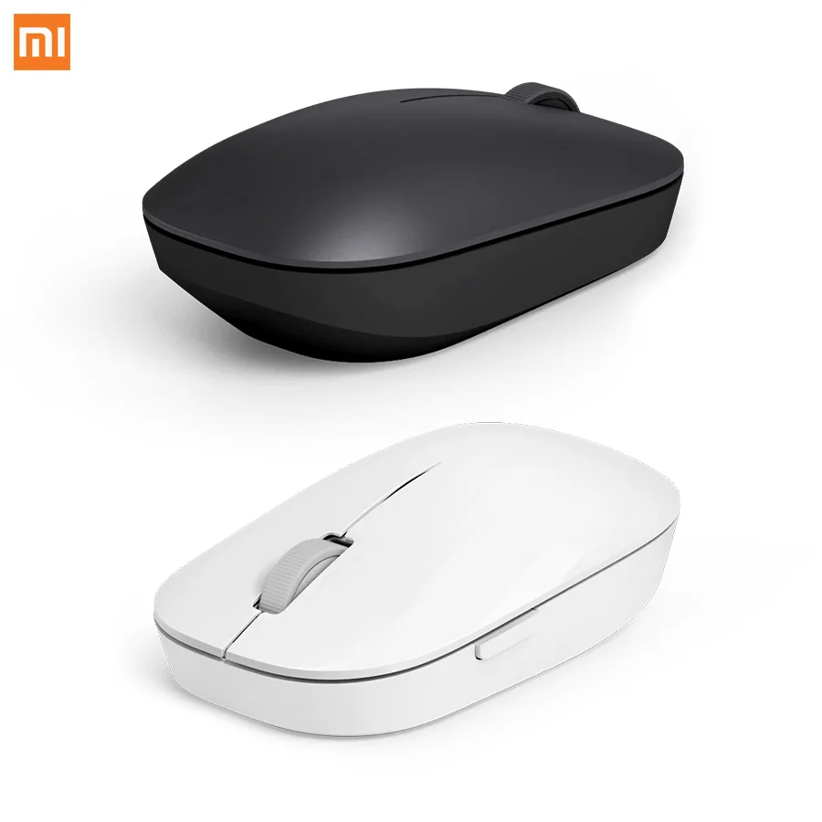 Беспроводная мышь Xiaomi Mi Mouse черная 2 4 ГГц 1200 точек/дюйм портативная для Macbook Windows 8