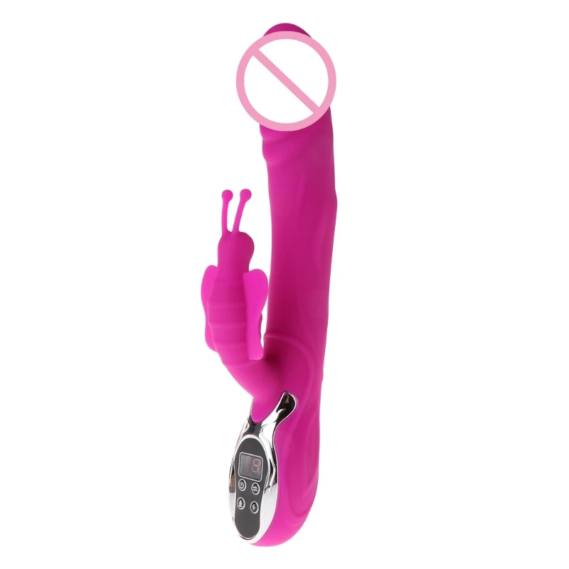 Мультискоростной G Spot фаллоимитатор бабочка женский вибратор секс игрушка