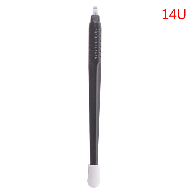 1PCS Одноразовая ручка для татуажа с иглами, Перманентный макияж для бровей, F9, F12, F14, U12, U14, U18, булавки, иглы, лезвия для вышивания - Цвет: 1PCS