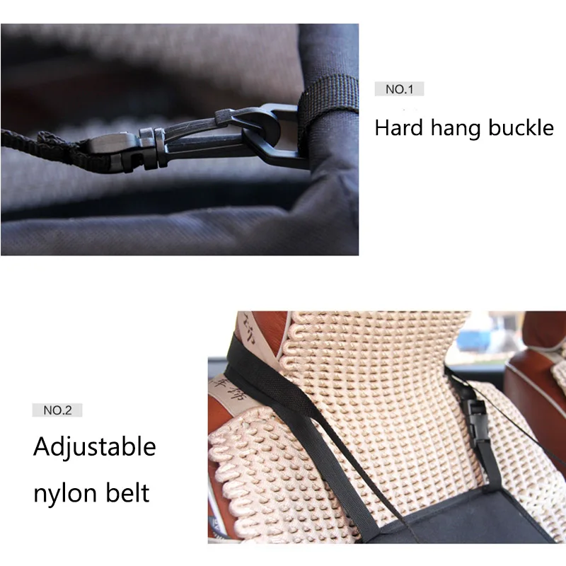 Pet Safety Seat Dog Cat Car Carrier Mat Travel Puppy Handbag Waterproof Travel Bag Breathable Mesh Sided Bag Safe Carry House