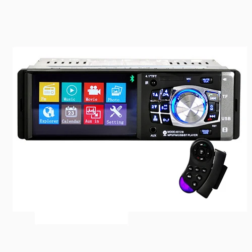 Camecho 1 Din автомагнитола Авто Аудио Стерео FM Bluetooth 2,0 Поддержка камеры заднего вида USB рулевое колесо дистанционное управление