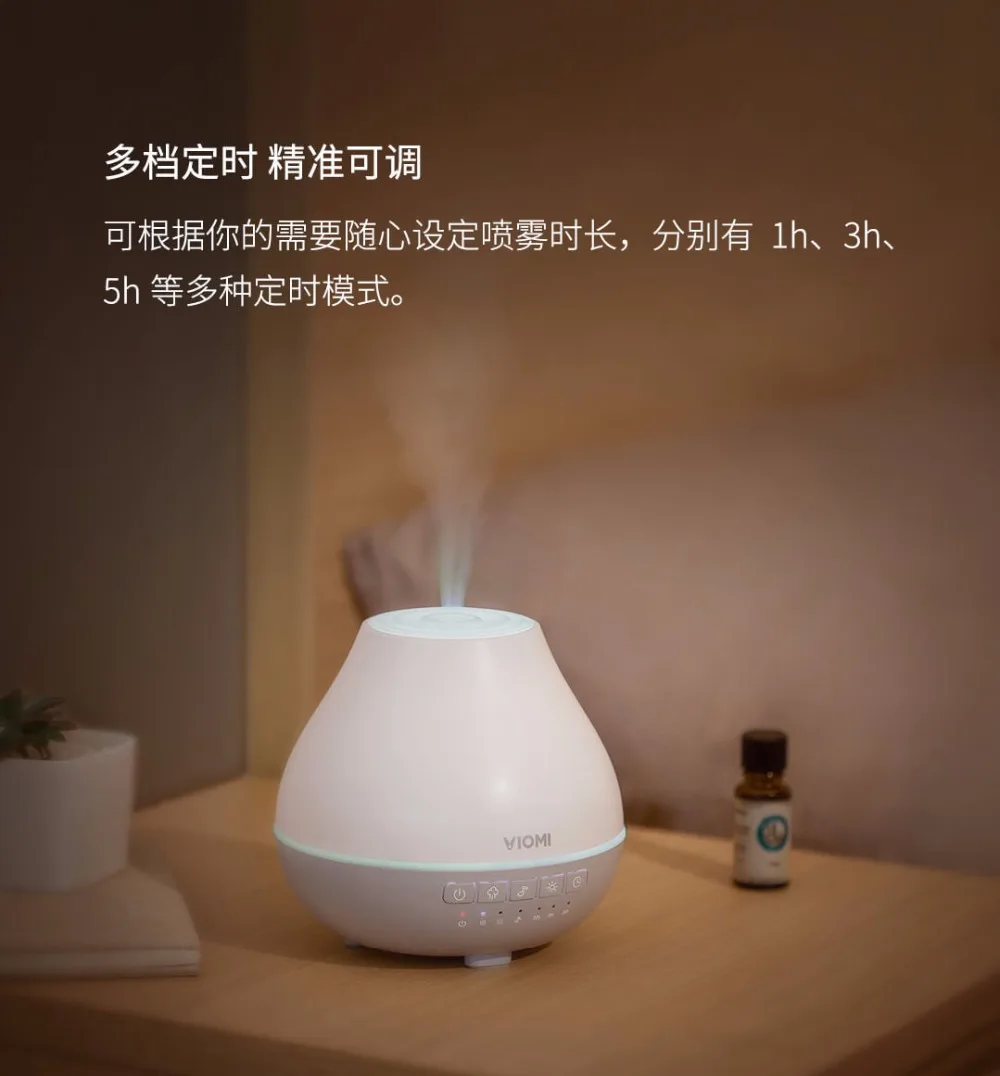 xiaomi Mijia Viomi ароматерапия машина умное приложение дистанционное управление музыкальные колонки увлажнитель воздуха Bluetooth светодиодный светильник Новинка
