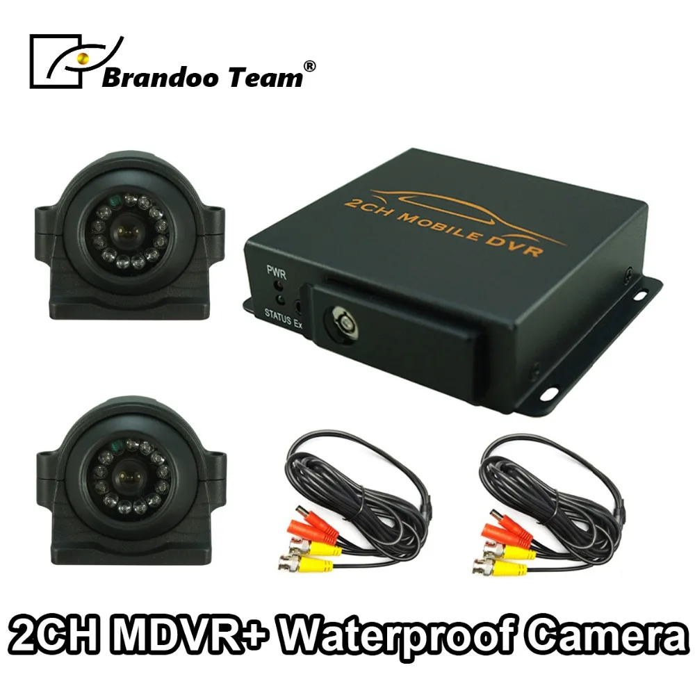 Комплект для грузовика такси MDVR 2-канальный автомобильный мобильный