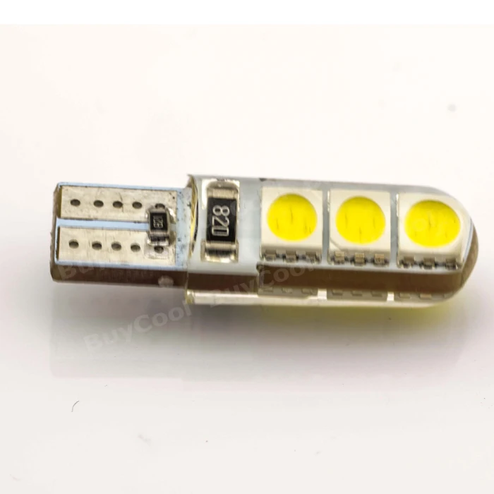 Комплект из 2 предметов новинка Автомобильный светодиодный T10 194 W5W Canbus 6SMD 5050