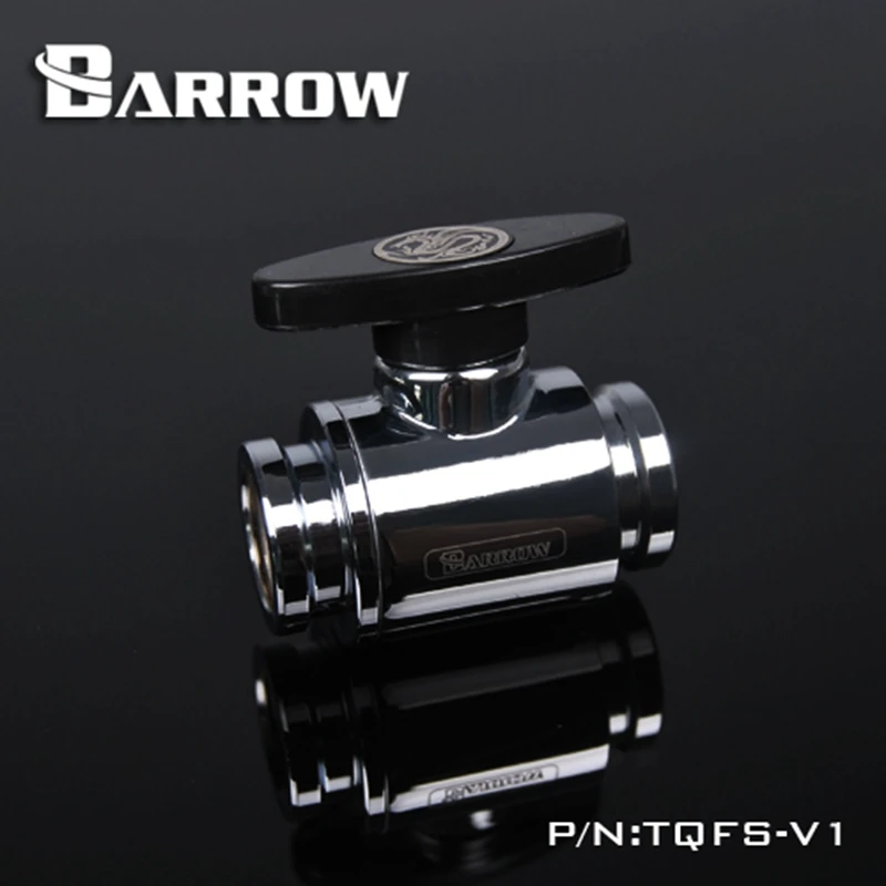 Barrow водяное охлаждение G 1/4 &quotшаровой мини-клапан с черной ручкой | Компьютеры и