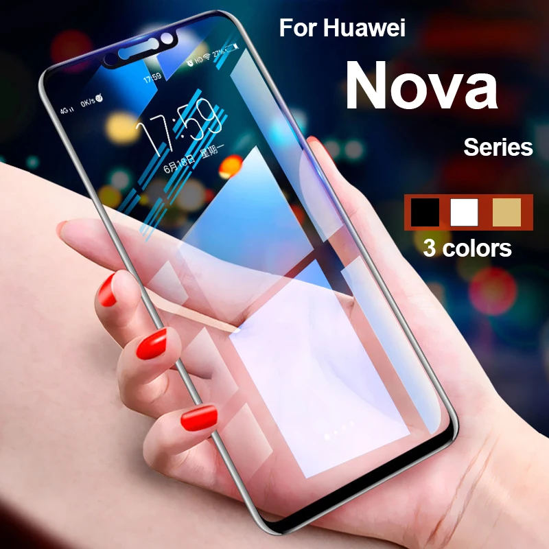 Защитное стекло на для huawei nova 3 3i 2 2i s plus s2 i2 i3 защита экрана 9 h huawey tempered glas пленка