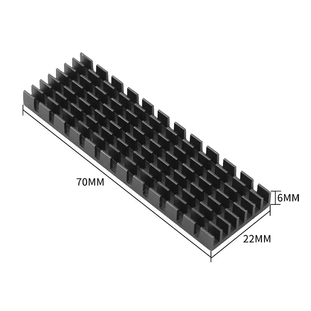 2 шт теплоотвод радиатор M.2 NGFF охлаждение теплоотвод для M.2 NGFF 2280 PCI-E NVME SSD