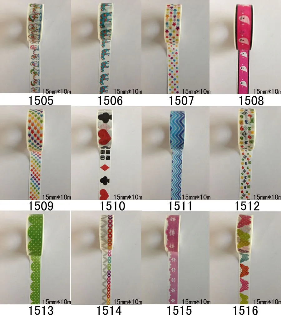 2298 моделей diy клейкой ленты Комплект 30 шт./лот Цветочный принт деко DIY Стикеры/клей японский ленты jiataihe васи ленты оптом