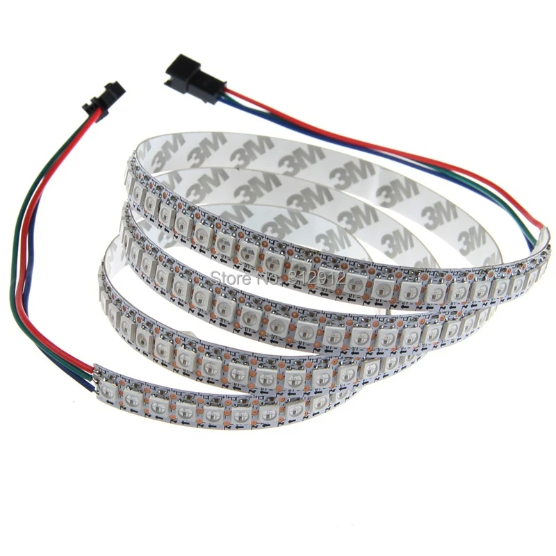 Светодиодная Пиксельная лента WS2812B (144 rgb с встроенной микросхемой WS2811) 5 в