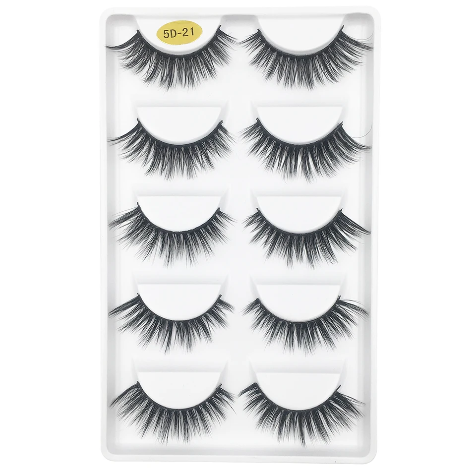 Ресницы 5D норковые ресницы ручной работы безжалостные легкие накладные