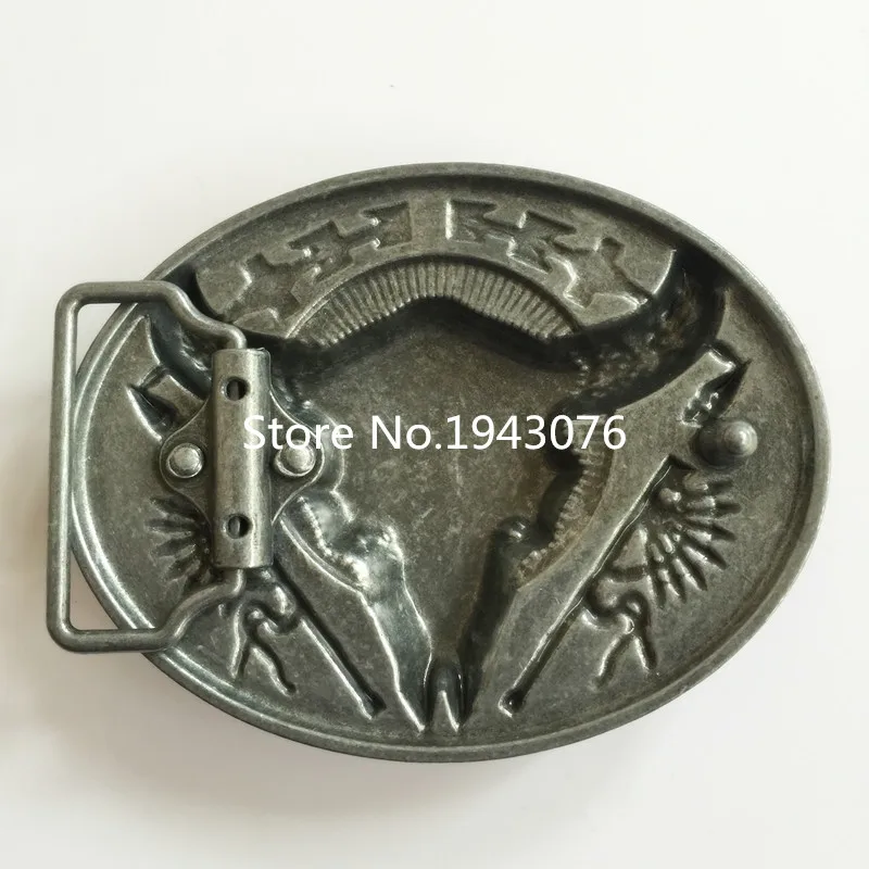 Розница 2016 новый стиль овальная крутая 3D голова быка Мужская металлическая