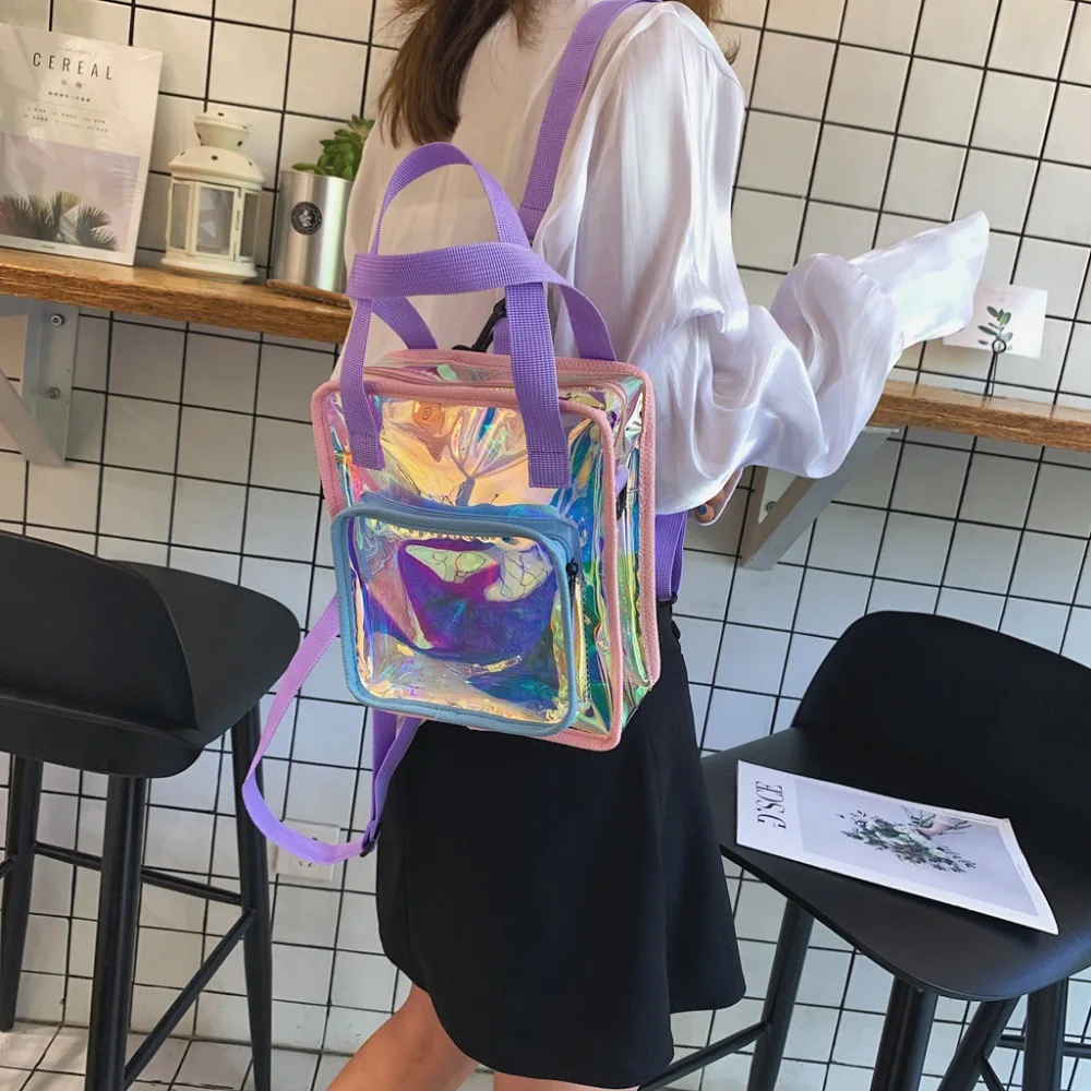 Сумка мессенджер прозрачная из ПВХ 2019|Сумки с ручками| |