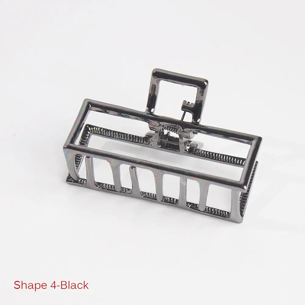 shape 4Hair Claw 1 шт., новинка, Женские Геометрические булочки, аксессуары для волос, металлические современные стильные заколки для волос, заколка для волос, для девушек, девушек, инструмент для макияжа - Цвет: shape 4Hair Claw