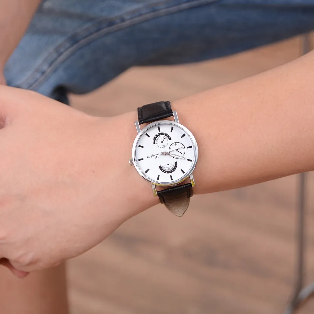 Часы Lvpai мужские повседневные кварцевые часы с кожаным ремешком оригинальные