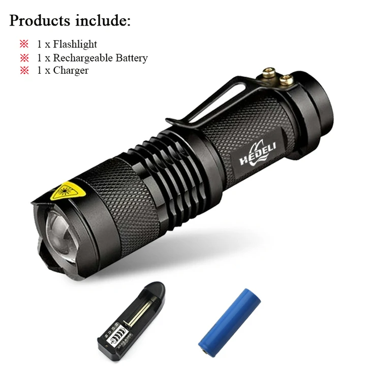 B Мини портативный фонарь 3800LM Водонепроницаемый светодиодный фонарь CREE XML T6 XM L2 5 режимов масштабируемый светодиодный фонарь penlight Linterna светодиодный - Испускаемый цвет: B