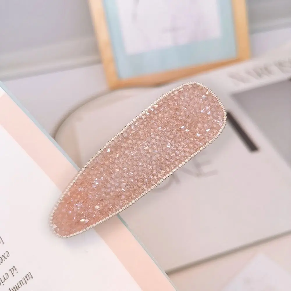 pink Корейские прозрачные блестящие заколки для волос, заколки для волос, Желейный цвет, заколки для волос для женщин и девушек, модные аксессуары для волос - Цвет: pink