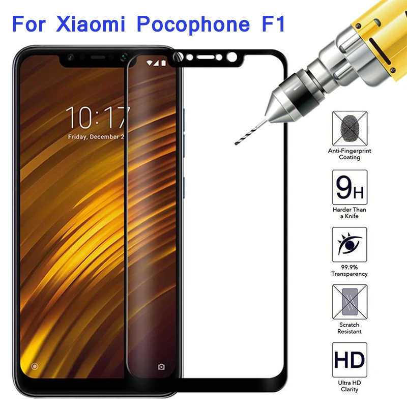 3D стекло для Xiaomi Pocophone F1 закаленное стекло для Xiomi Xaomi 8 Lite my 8 9 светильник Pocophone F1 глобальная Защитная пленка для экрана