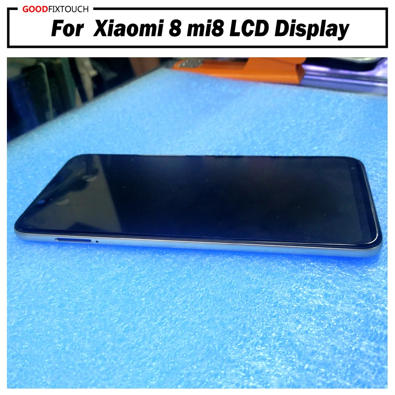 100% ТЕСТ ОК для XIAOMI Mi8 ЖК-дисплей + сенсорный экран дигитайзер панель сборка Замена