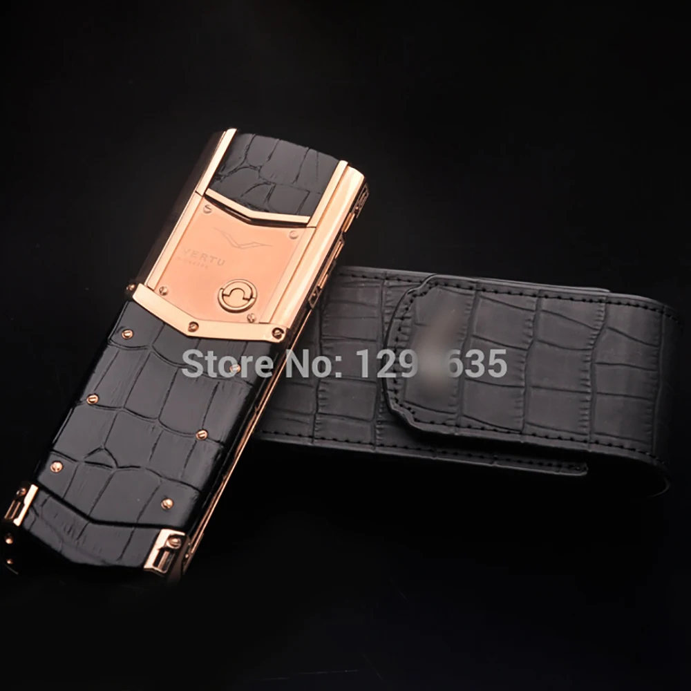 Вертикальный чехол из крокодиловой кожи высшего качества для роскошного