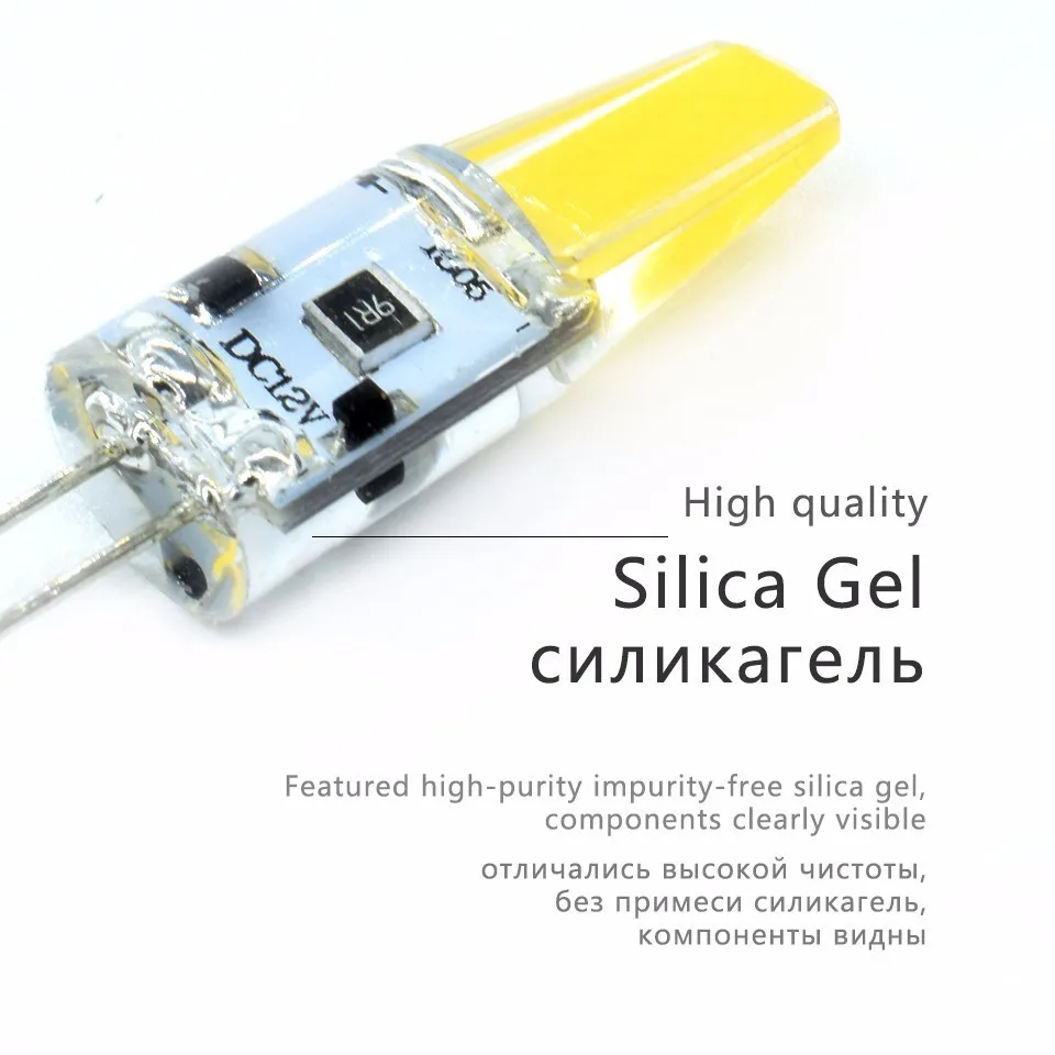 LKLTFX G4 LED Lamp AC DC 12V Mini Lampada Bulb COB Chip Light 360 Beam Angle Lights Replace 30W Halogen Spotlight | Лампы и освещение
