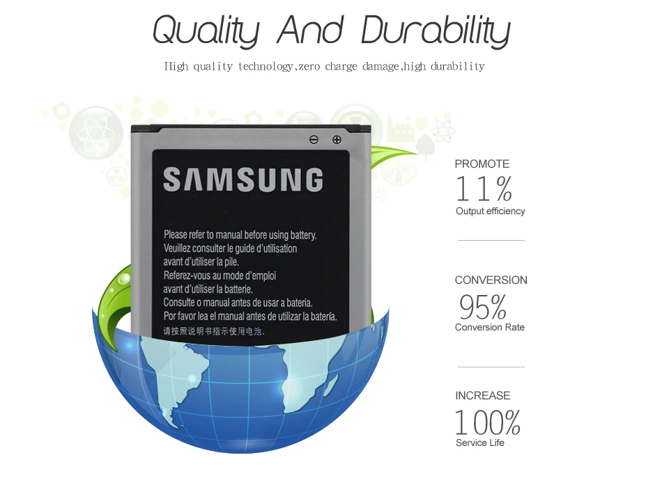 Samsung аккумулятор для телефона EB535163LU 2100 мАч для samsung Galaxy Grand Duos i9082 i879 i9080 i9168 i9118 Neo+ i9060