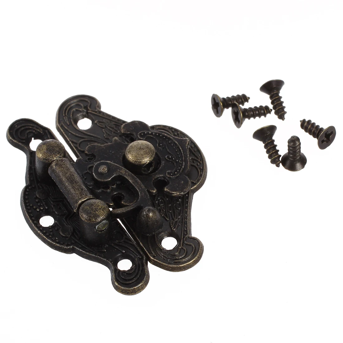 Top quality 4 x old antique wooden box lock latch set bronze 1.5 &quotlength | Обустройство дома