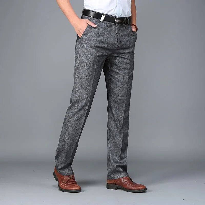 2017 летние тонкие мужские брюки среднего возраста деловые повседневные из