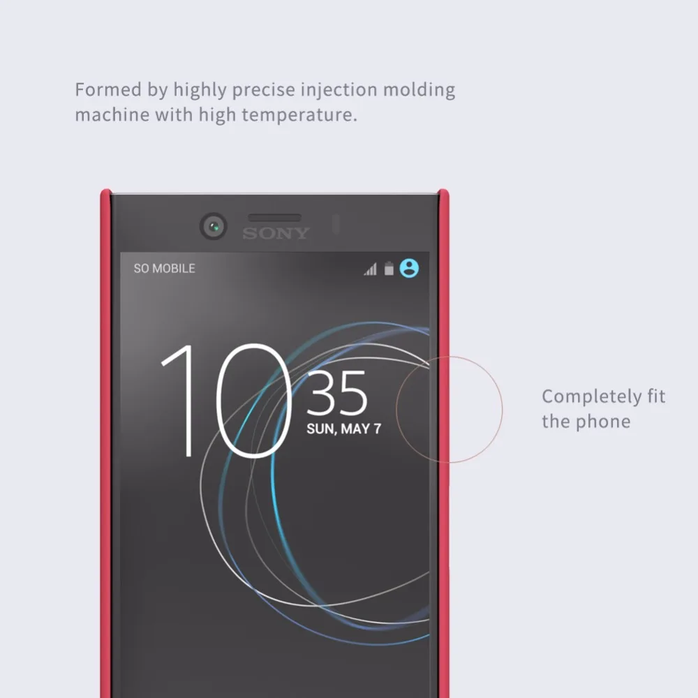 10 шт./лот оптовая продажа Nillkin супер матовый защитный чехол для Sony Xperia XZ1