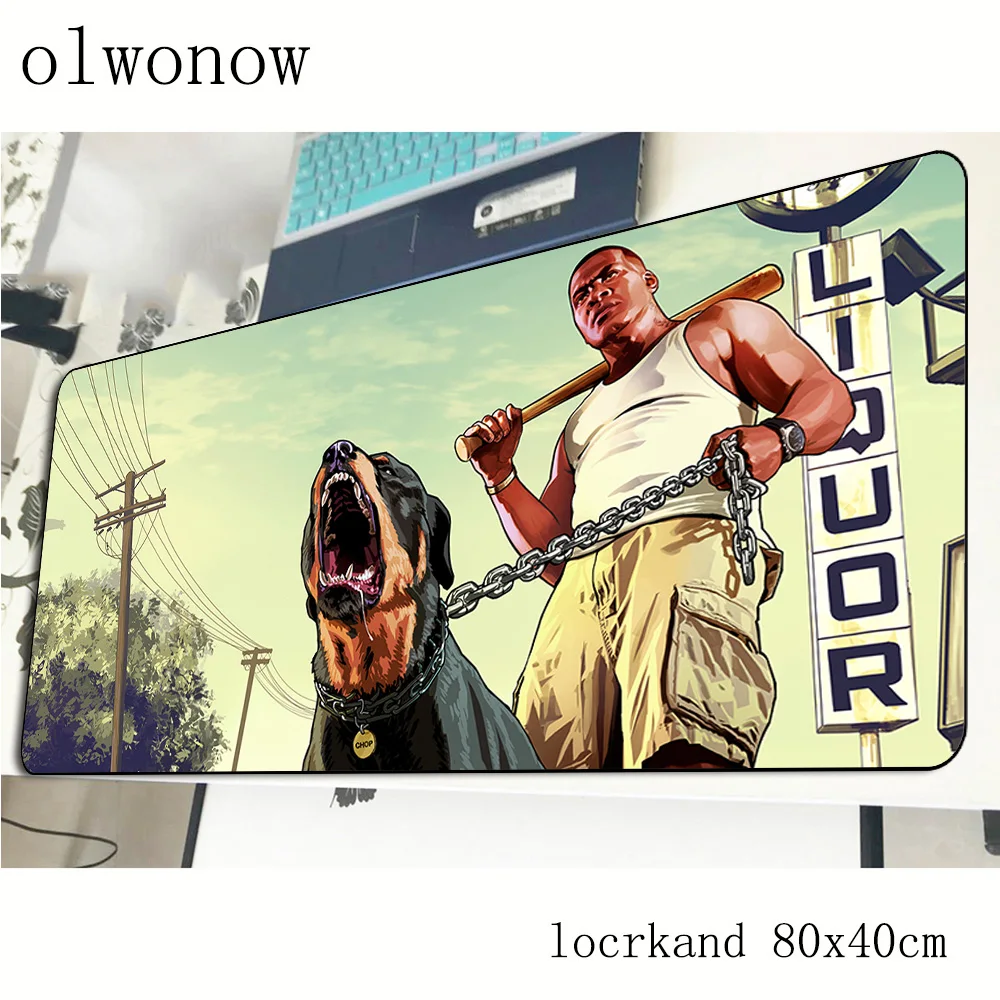 Гелевый коврик для мыши gta большой игровой 800x400x2 мм индивидуальные аксессуары