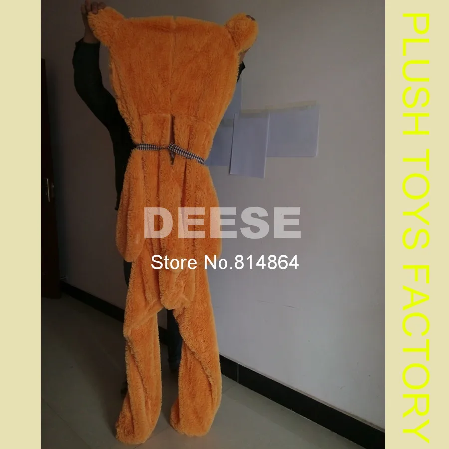 20 шт./лот плюшевый мишка кожи 180 cm плюшевые Toys Teddy Bear пустой Shell пальто Skins на молнии