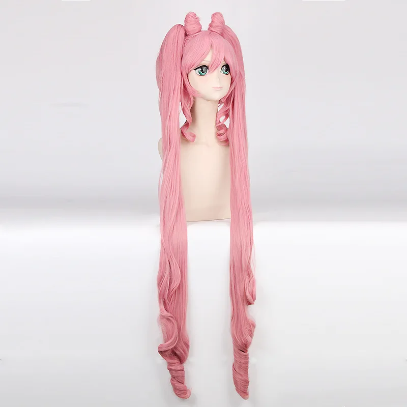 Парик для косплея Chibi Usa из Длинных Волнистых синтетических волос аниме 120 см