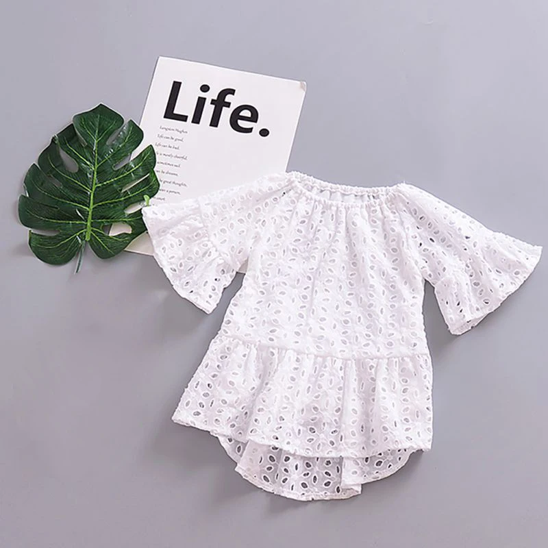 2019 Summer Newborn Baby Dress Clothes Girl Princess Fly Sleeve Lace Infant Dresses | Детская одежда и обувь
