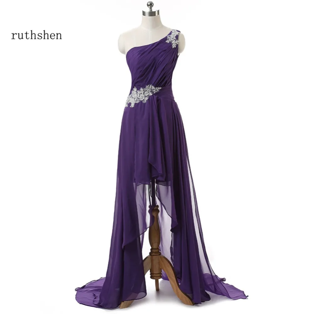 Ruthshen пикантные платья для выпускного вечера недорогие асимметричные на одно