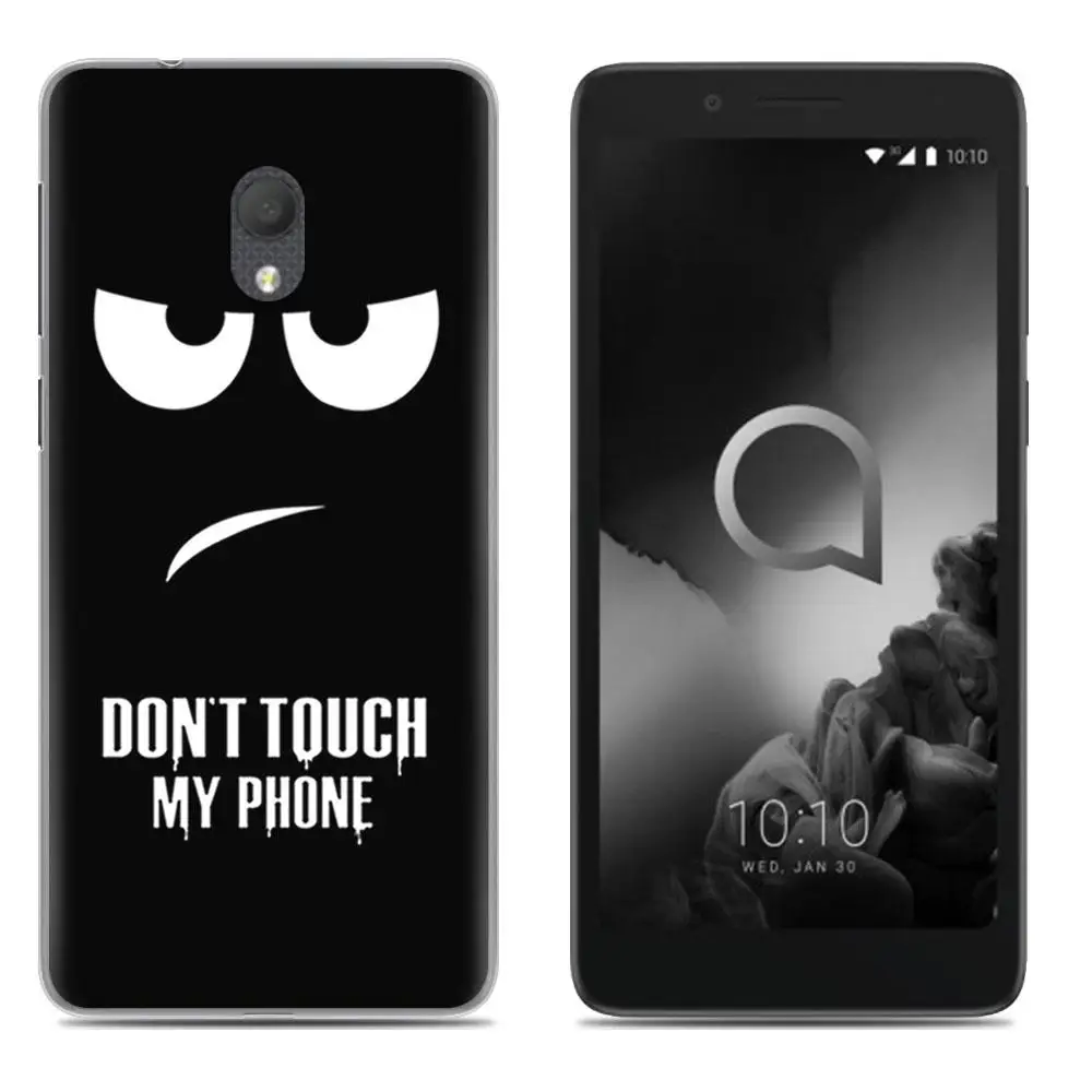 Классный дизайн мягкие чехлы из ТПУ с рисунком для Alcatel 1C 1S 1X 3 2019 защитный чехол
