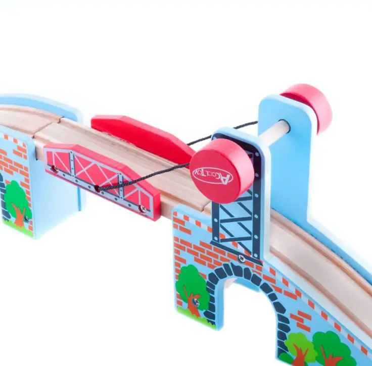 TTC57 L BRIDGE деревянный трек игрушка поезд сцена аксессуары Игрушка BRIO автомобиль