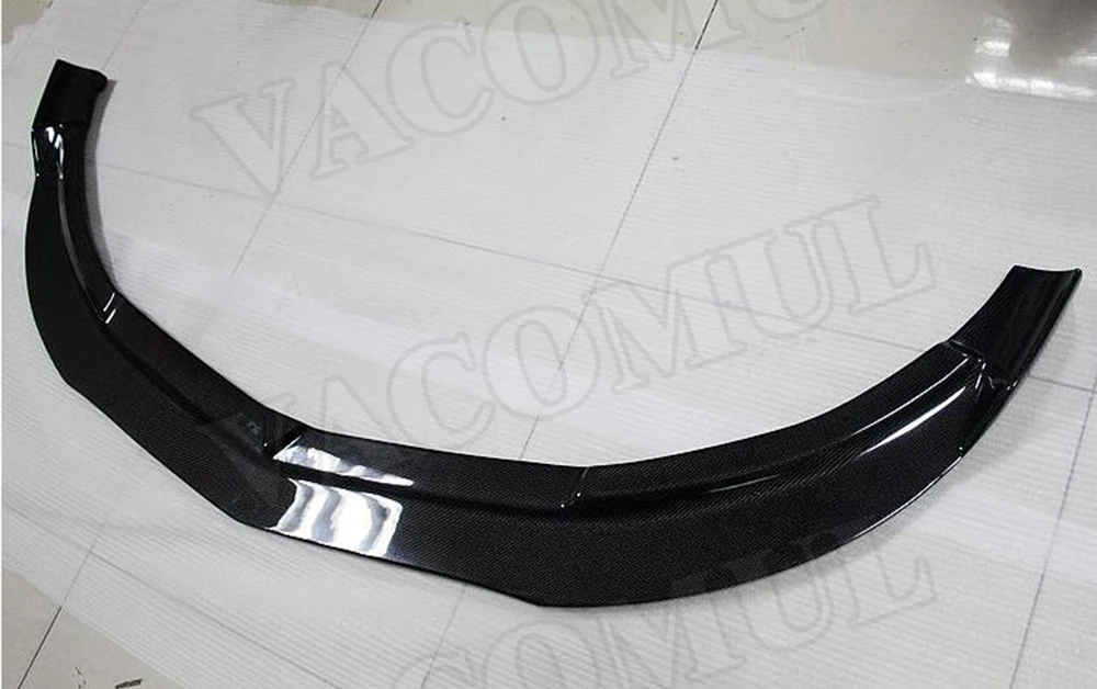 For W117 CLA Class Car Racing Carbon Fiber Front Bumper Lip Spoiler for Mercedes Benz CLA200 CLA250 CLA45 AMG 2013 up