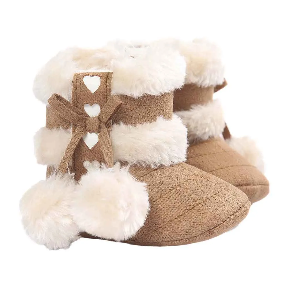 

TELOTUNY winter boots for girls Snow Boot warm baby booties shoes u71212