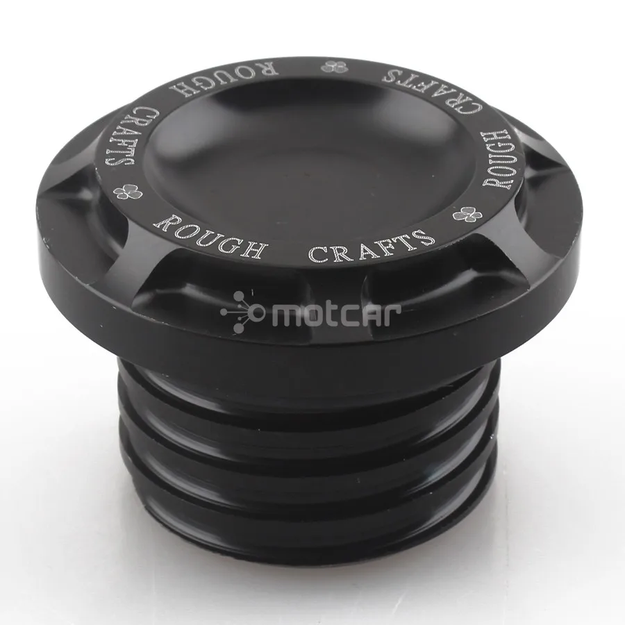 Черная Алюминиевая мотоциклетная топливная масляная крышка на заказ для Harley