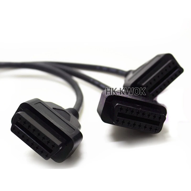 Новый 16 Pin OBD2 от 1 до 3 провода M 3F прямоугольный 16pin удлинитель OBD 2 OBDII