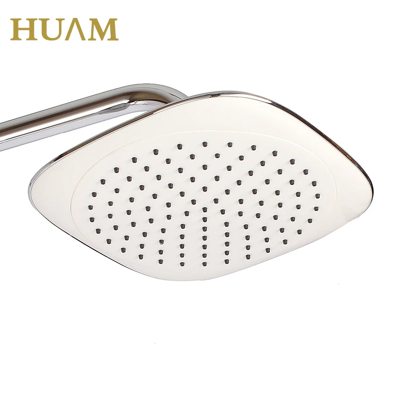 Genuine lift the all-copper shower suite double full square copper filter large top faucet huasa | Дом и сад
