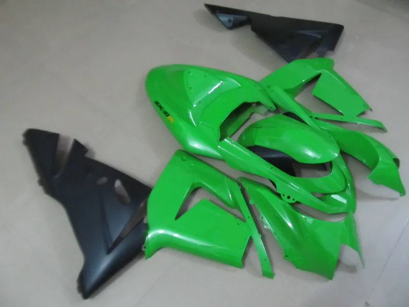 Комплект обтекателей для мотоцикла KAWASAKI Ninja ZX10R 2004 2005 04 05 новый зеленый черный