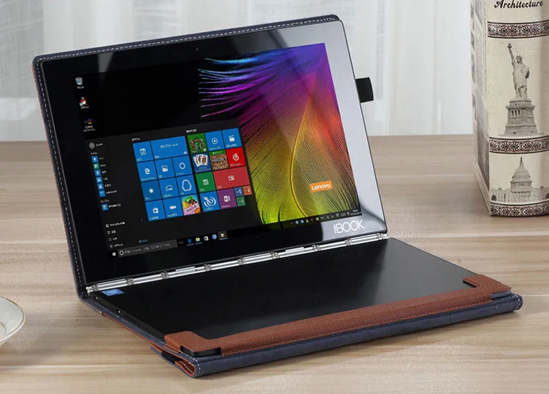 Чехол для планшета lenovo Yoga Book 10," Чехол из искусственной кожи для ноутбука защитный чехол