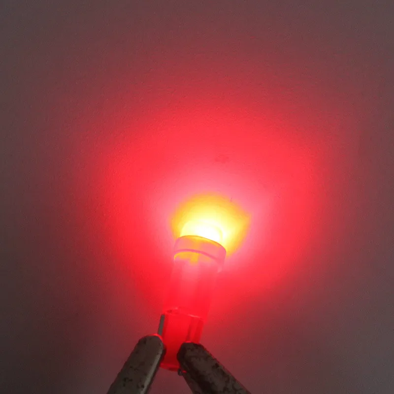 10 шт./лот авто интерьер автомобиля супер яркий T5 Led 1 SMD DC 12V свет керамическая