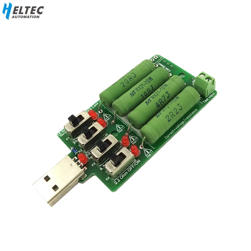 USB DC электронная нагрузка высокая мощность разряд резистор регулируемый 4 типа